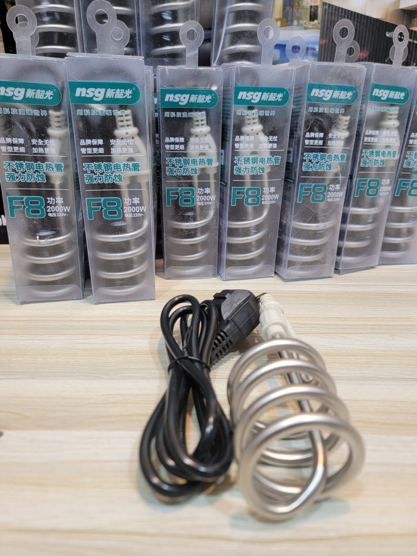 Non current electric heating rod