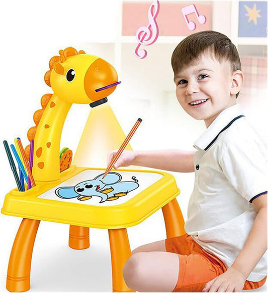 LCD drawing projector table
